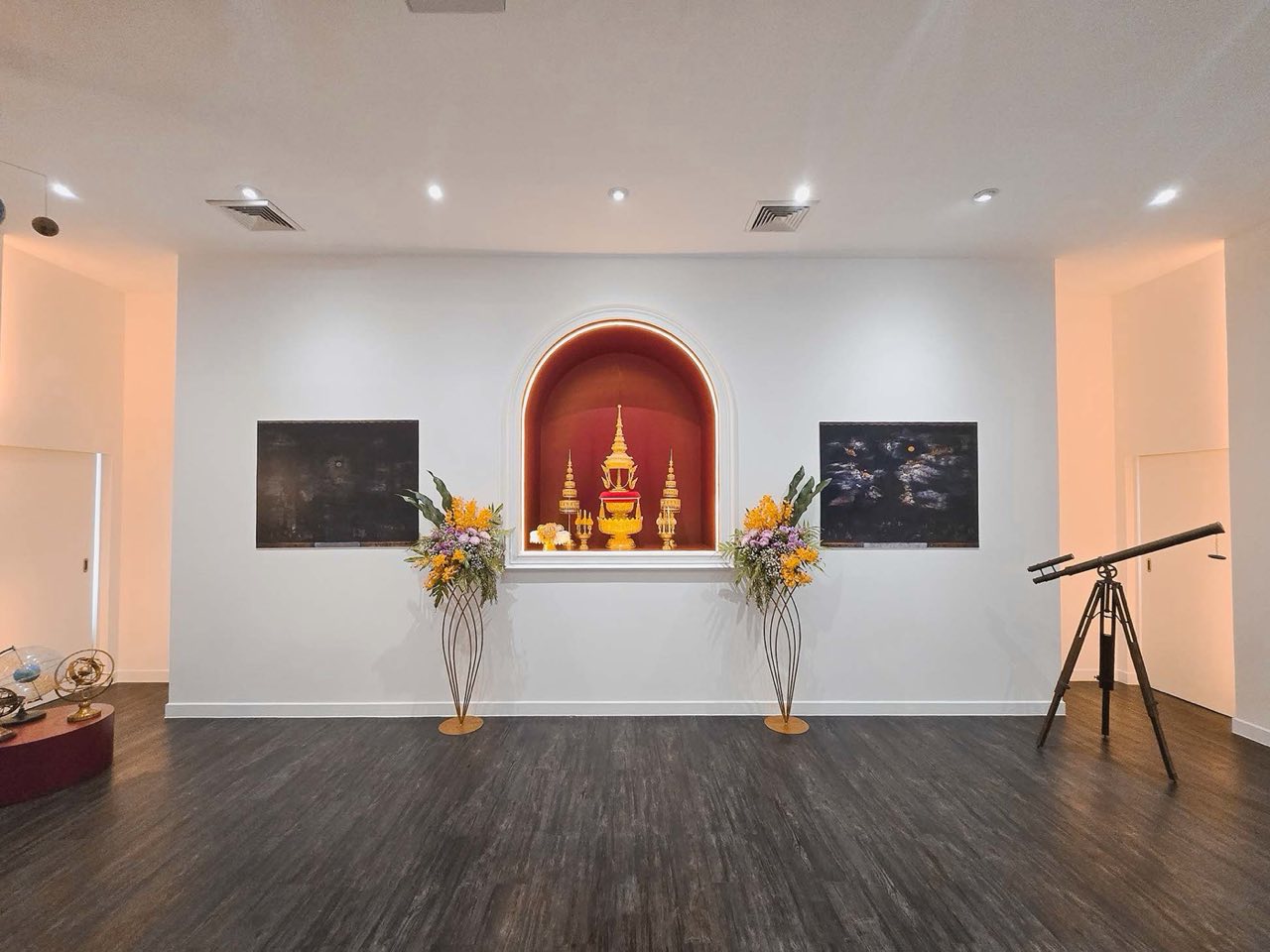 ภายในหอเทิดพระเกียรติ รัชกาลที่ 4 หลังปรับปรุง