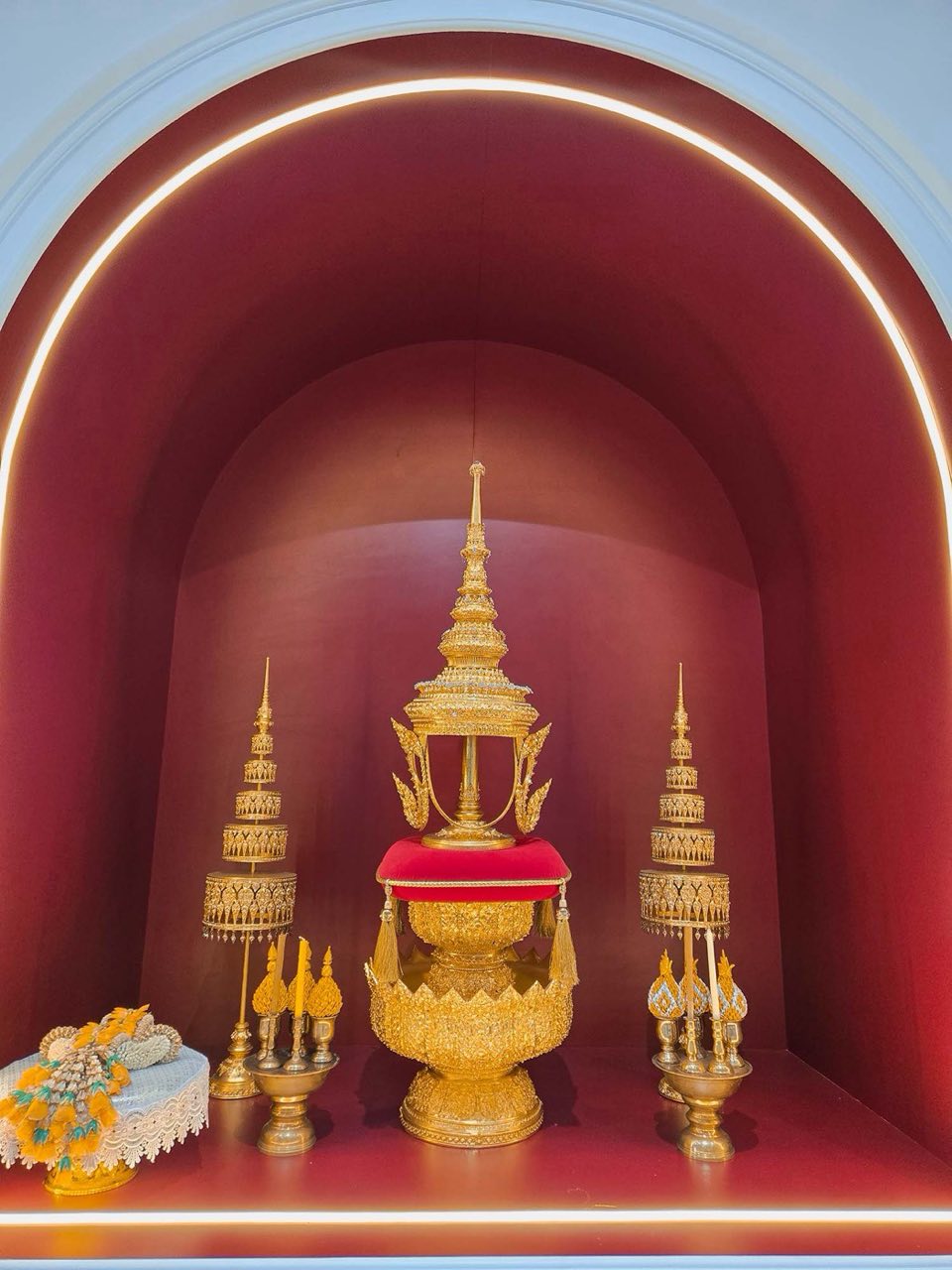 ภายในหอเทิดพระเกียรติ รัชกาลที่ 4 หลังปรับปรุง